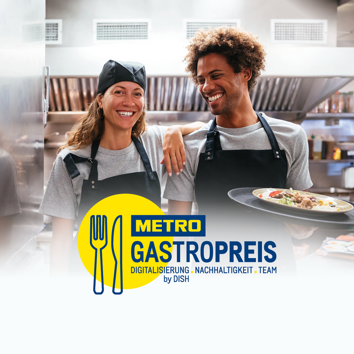  Der METRO GastroPreis zeichnet Gastro-Betriebe mit besonders zukunftsweisenden Konzepten in den Kategorien Digitalisierung, Nachhaltigkeit und Team aus. Neu ist in diesem Jahr die Erweiterung um den Gastro-Booster: Auch Gastro-Betriebe, die sich in den genannten Kategorien besser aufstellen wollen, können sich bewerben.